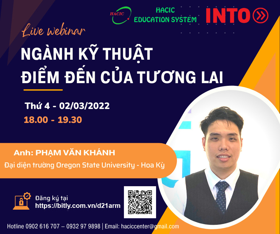 Live webinar “Ngành kỹ thuật – Điểm đến của tương lai”